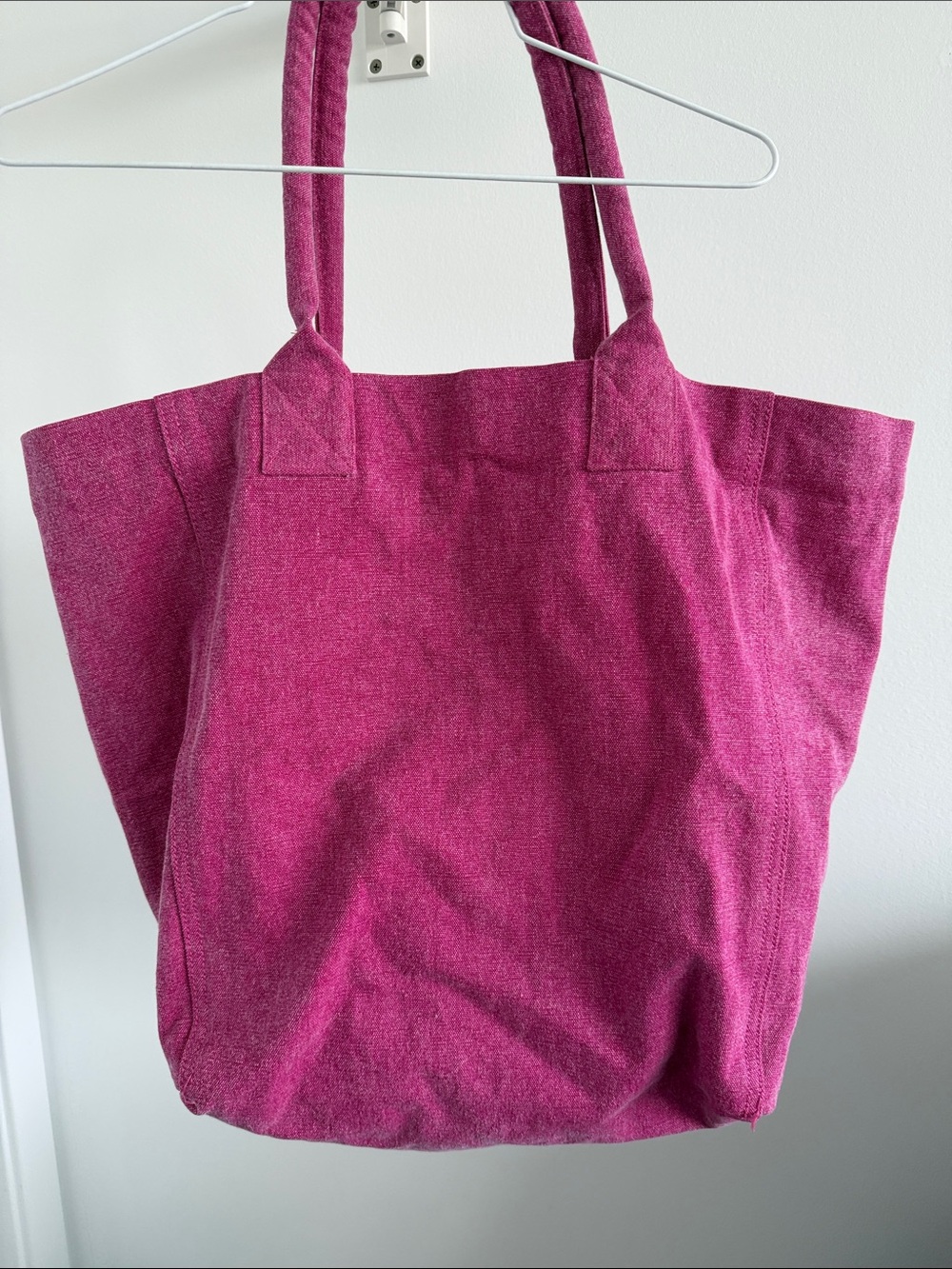 Isabel Marant Pink Canvas Logo Tote Bag - Picture 2 of 3